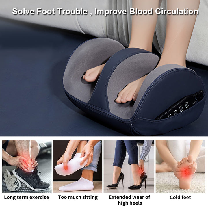 Electric Shiatsu Foot Massager with Heat – Relaxing Foot & Leg Massager