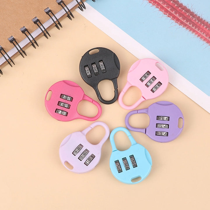 Mini Password Padlock for Dormitory, Backpack, and Trolley Cases