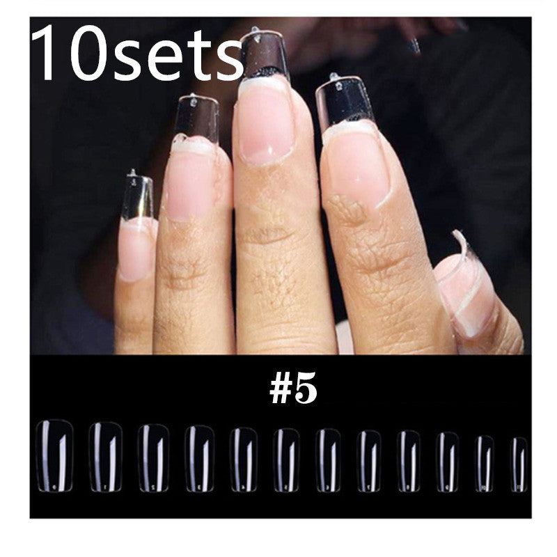 Transparent extension nail