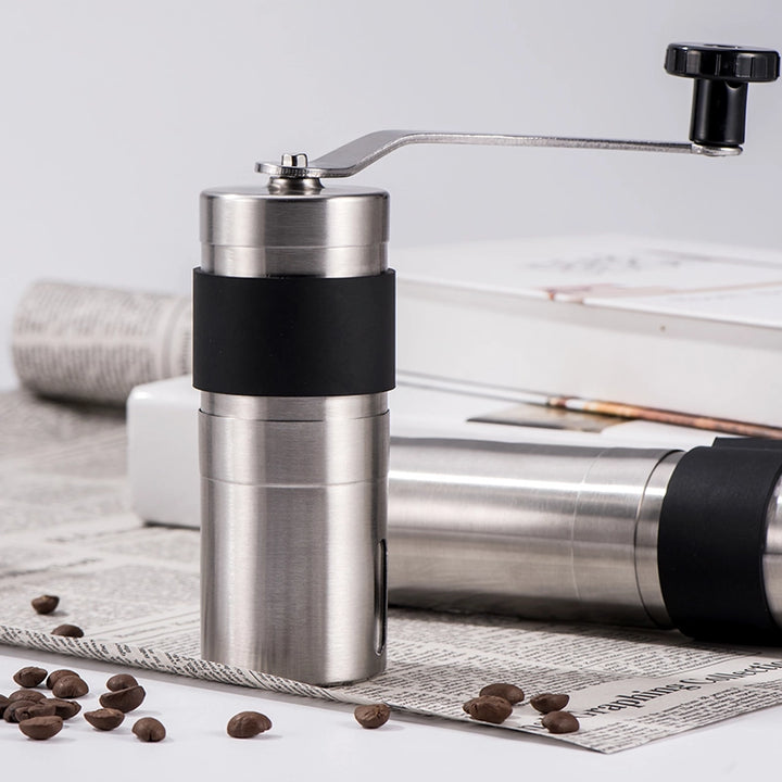 Compact Manual Conical Burr Coffee Grinder for Perfect Handmade Espresso