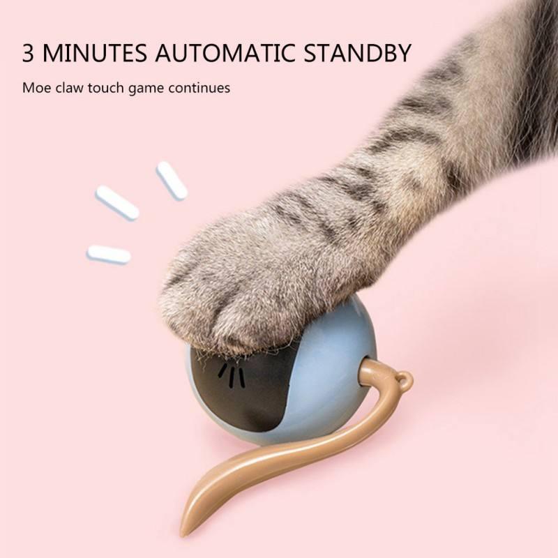 Interactive Cat Toy: Smart Moving Bouncing Ball for Indoor Cats