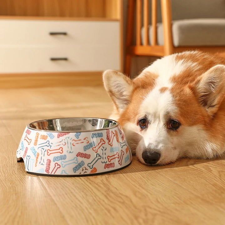 Anti-Slip Stainless Steel Pet Bowl