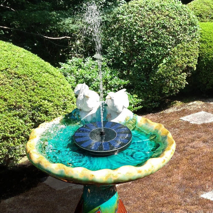 Solar-Powered Floating Fountain: Enhance Your Garden Oasis