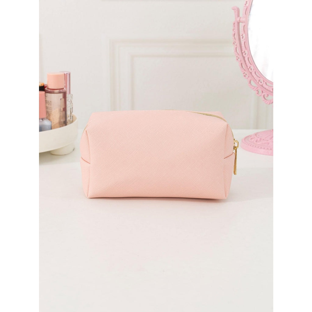 Travel-Ready Waterproof PU Leather Cosmetic Bag