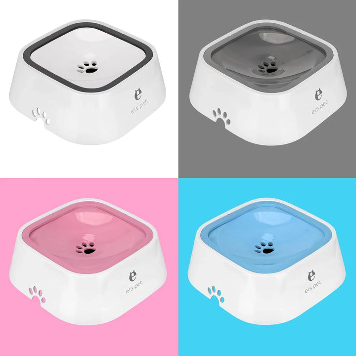 1L Splash Proof Pet Water Bowl