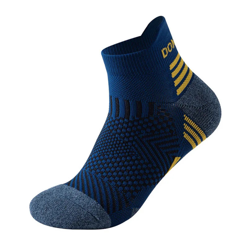 Thick Cushioned Running Socks – Unisex Low Cut Ankle Sports Socks