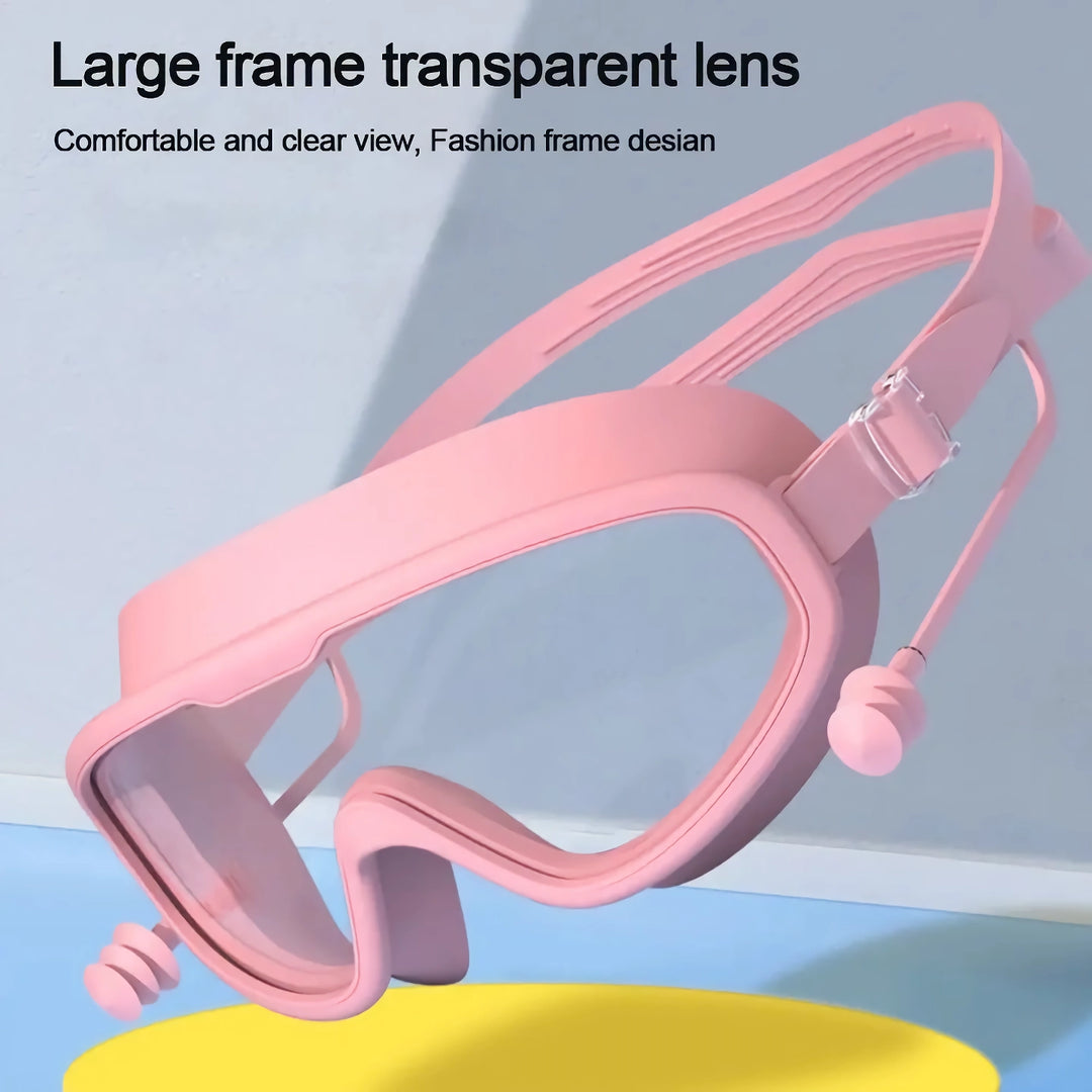 Kids' Big Frame Anti-Fog Swimming Goggles