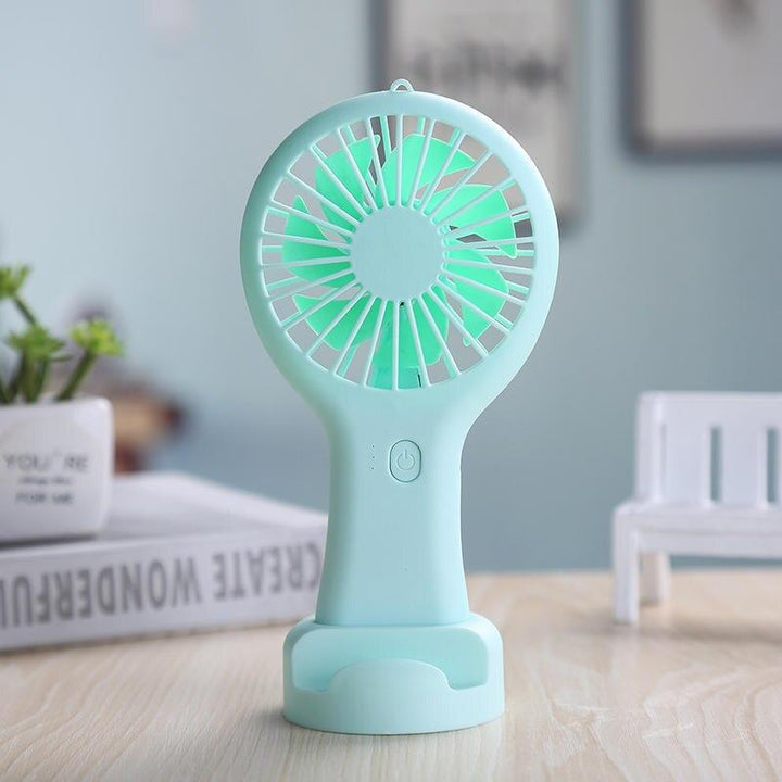 Compact USB Mini Fan - Adjustable Speeds, Ultra-Quiet Operation for Home & Office Use