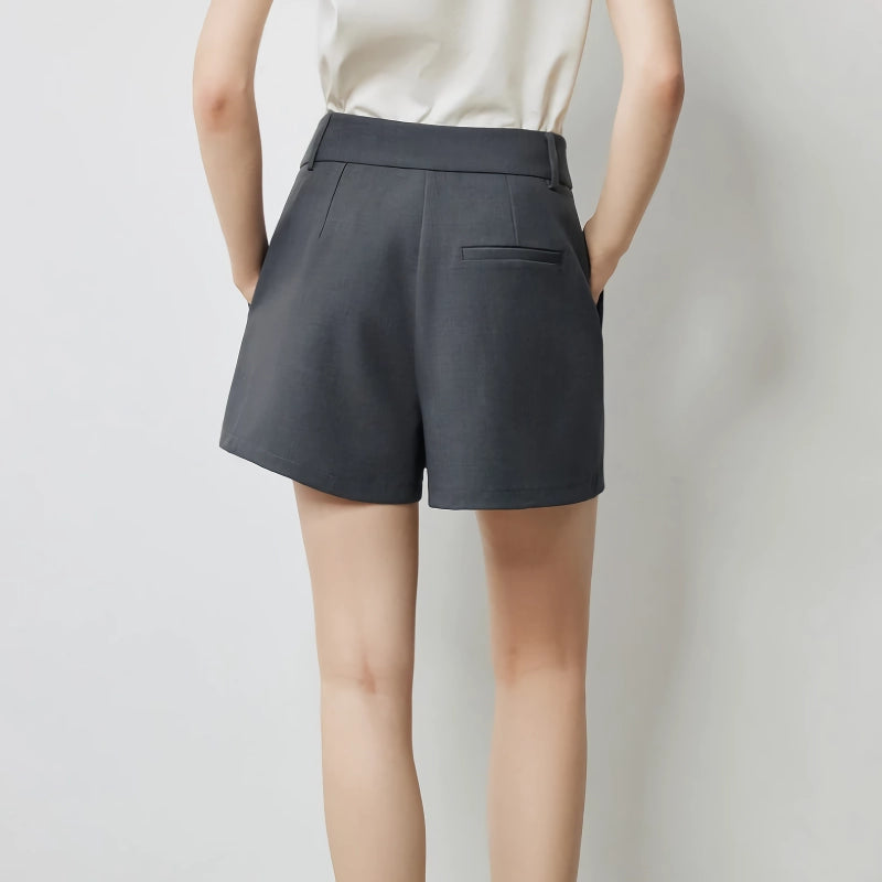 High Waisted A-Line Mini Skirt Pants