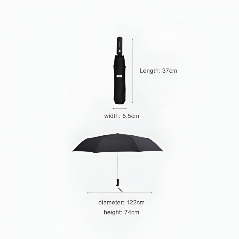 Large Windproof Folding Umbrella