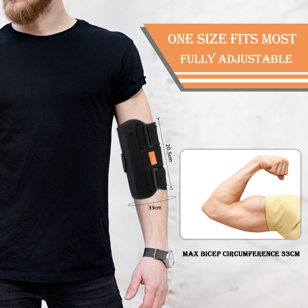 Elastic Compression Elbow Brace with Aluminum Strips Support