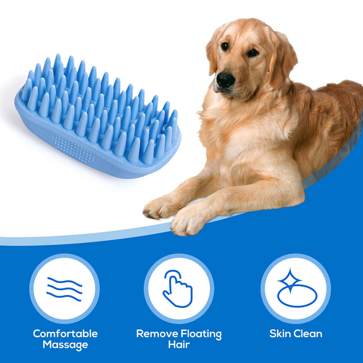 Soft Silicone Pet Bath & Grooming Brush