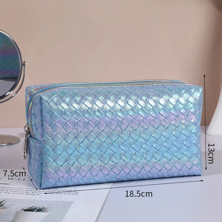 Fashion Women Waterproof PU Travel Cosmetic Bag