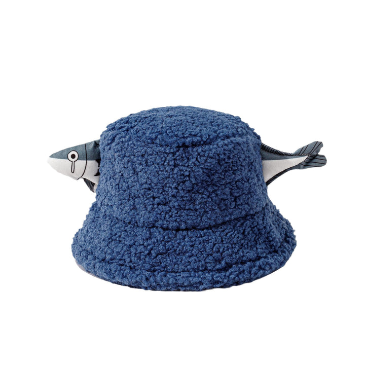 Cozy Panama Lamb Hair Bucket Hat for Autumn and Winter