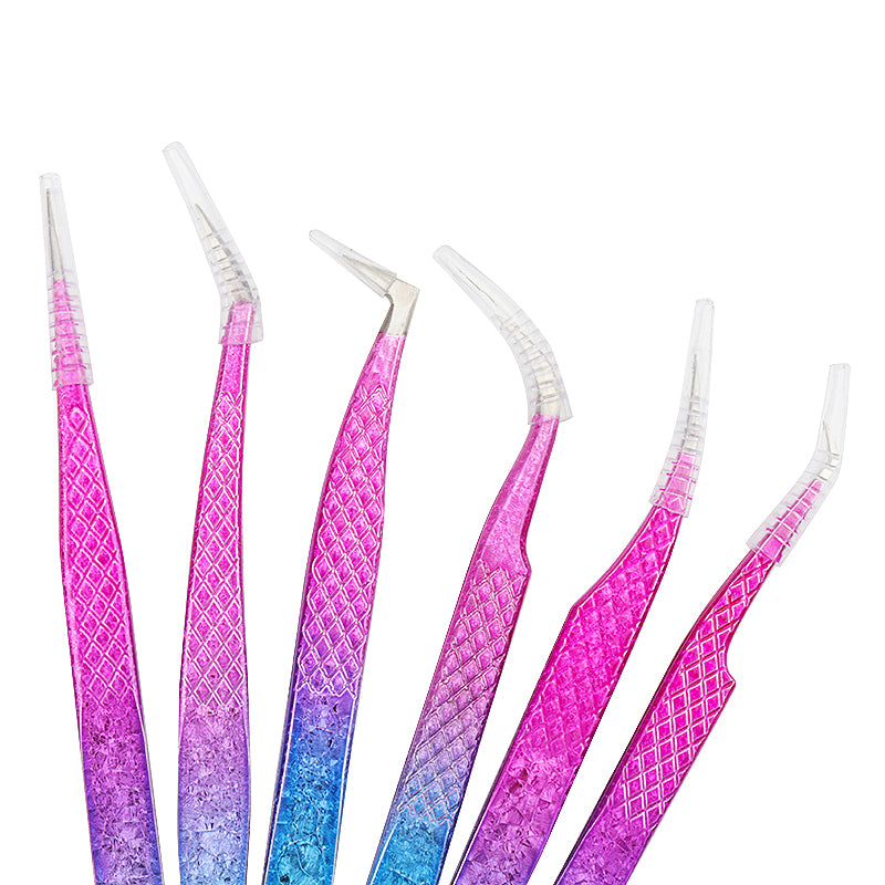 Ice Flower Eyelash Tweezers