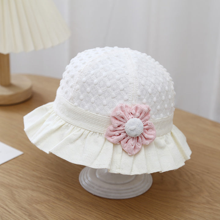 Adorable Baby Sun Hat with Lace Ruffle