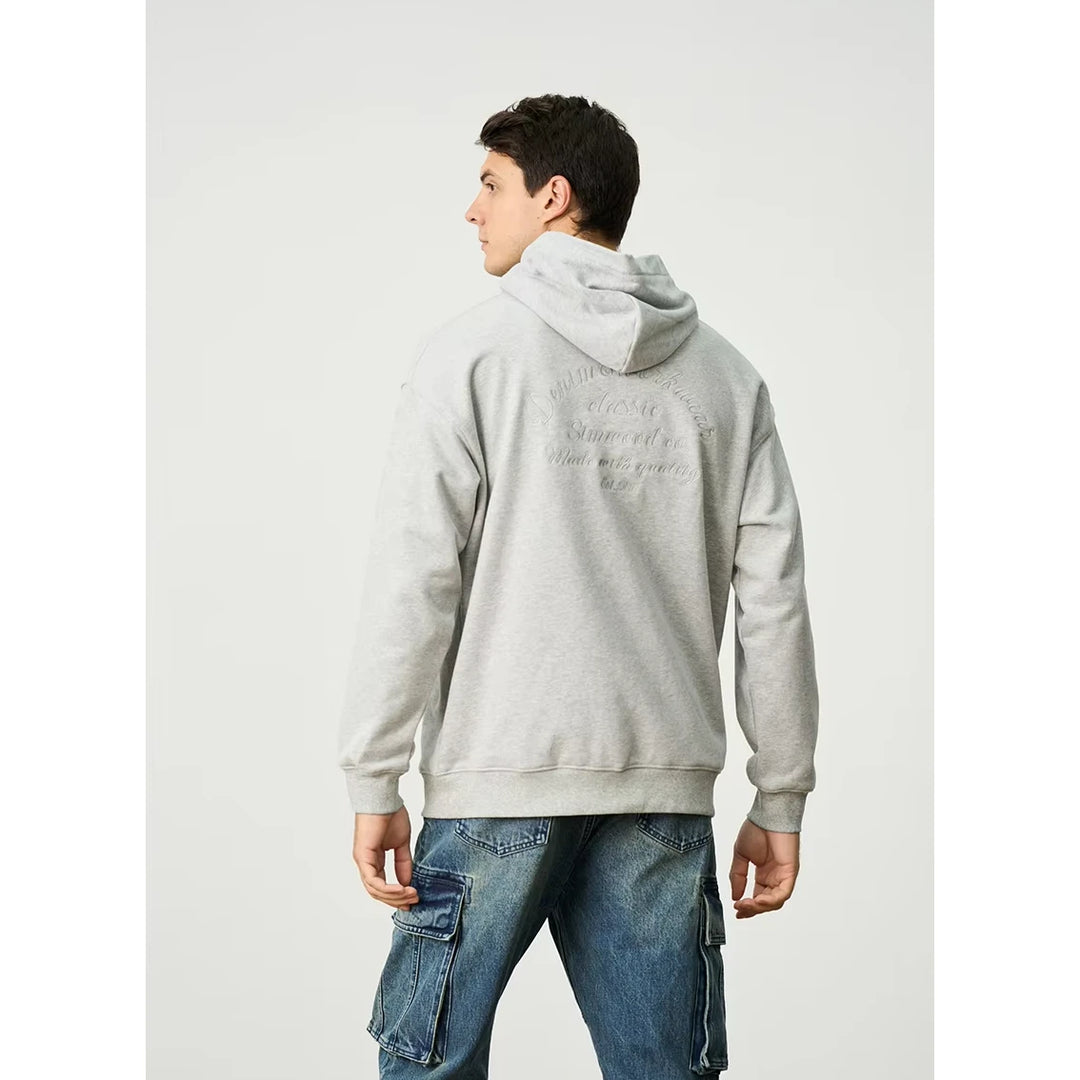 Oversize 400gsm Carbon Peached Fabric Hoodie