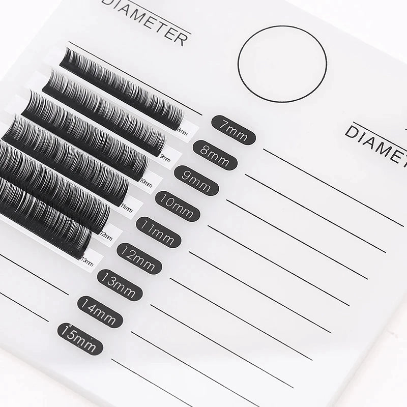 Acrylic False Eyelashes Palette with Tick Mark Stand