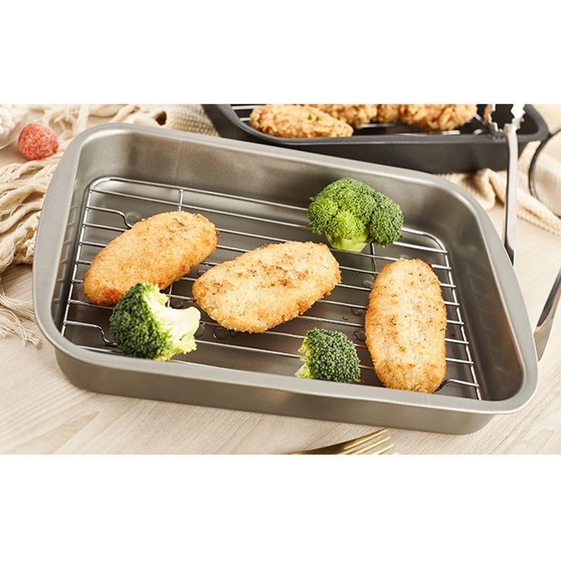 Oven grilled fish tray