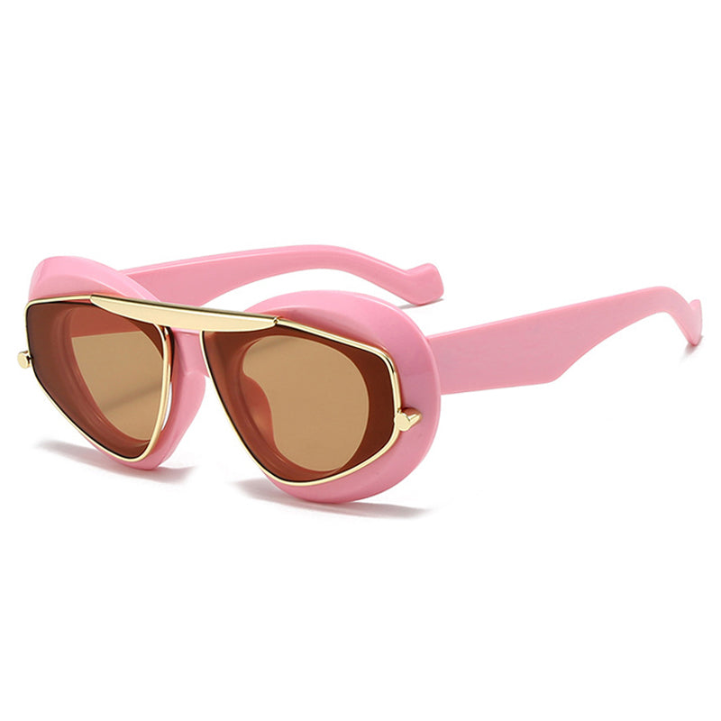 Y2K Cat Eye Oversized Women Fashion Sunglasses