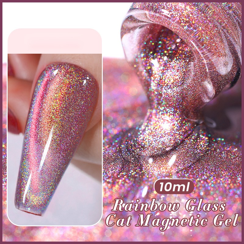 10ML Reflective Moonlight Cat Magnetic Gel Nail Polish