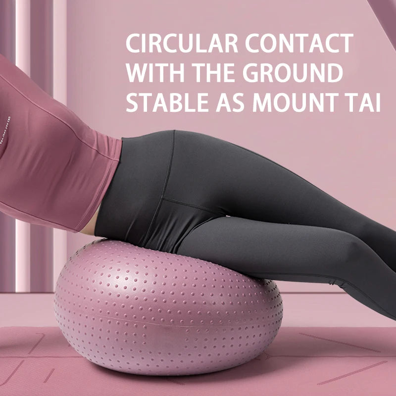 Anti-Burst Yoga Ball with Massage Points