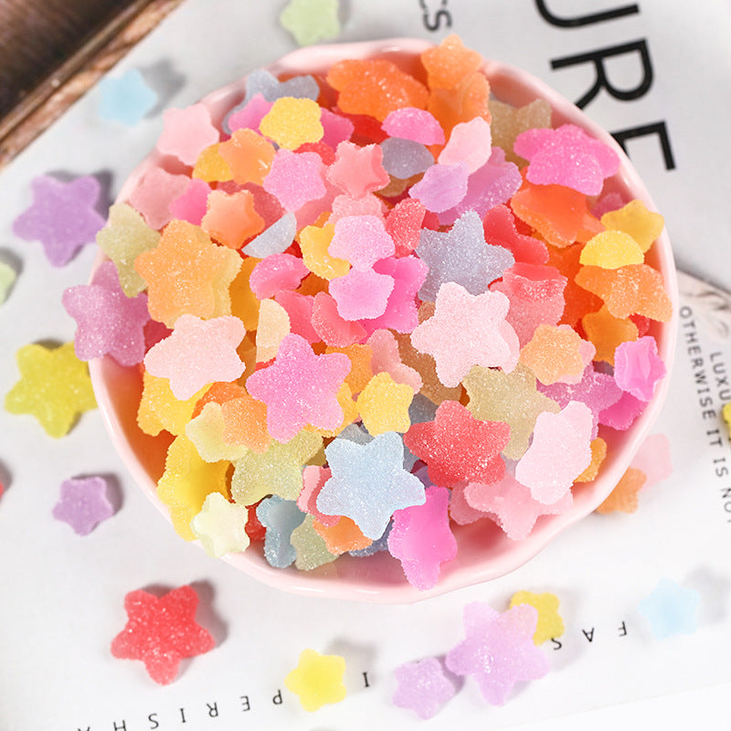 Heart/Star Shaped Nail Resin Charms