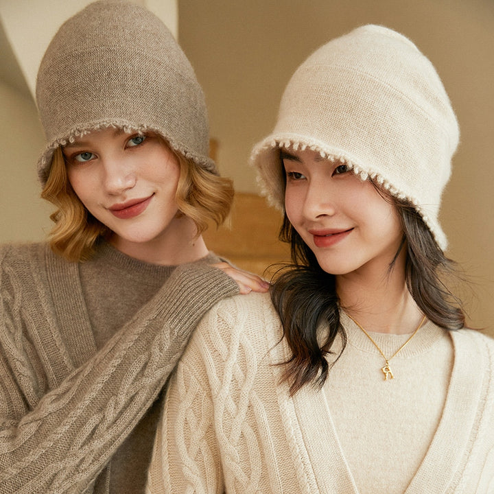 Luxurious 100% Cashmere Women's Knit Hat