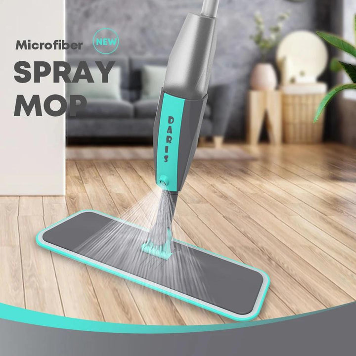 360° Rotating Microfiber Floor Mop with Spray