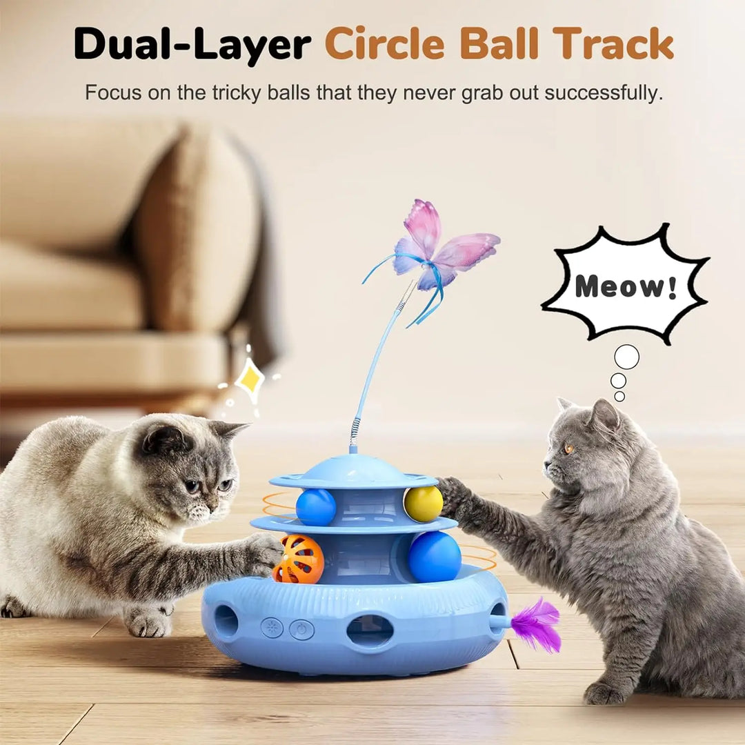 4-in-1 Rechargeable Interactive Cat Toy