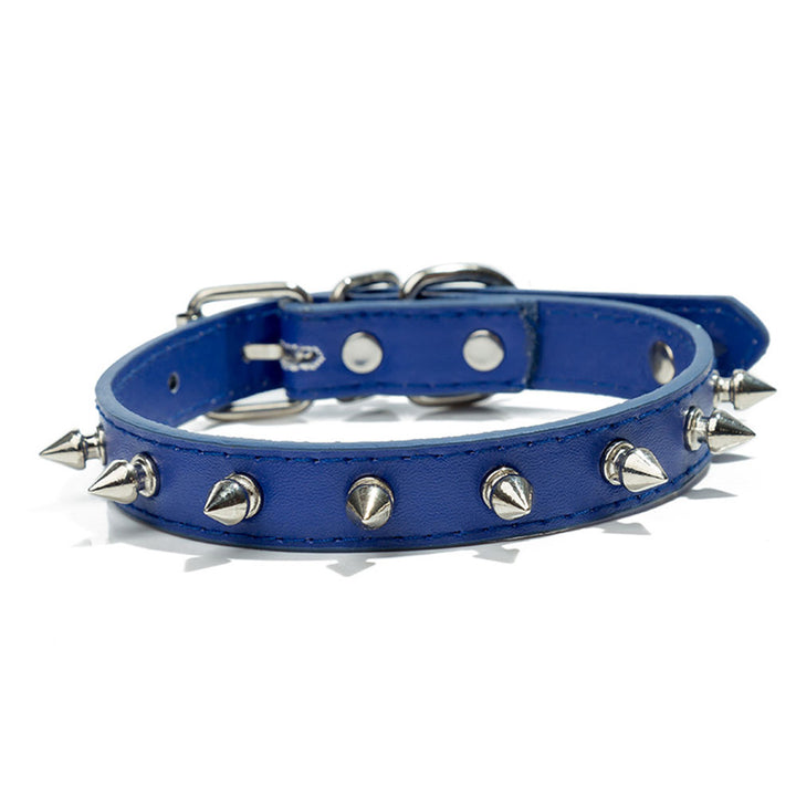 Spiked Leather Dog Collar