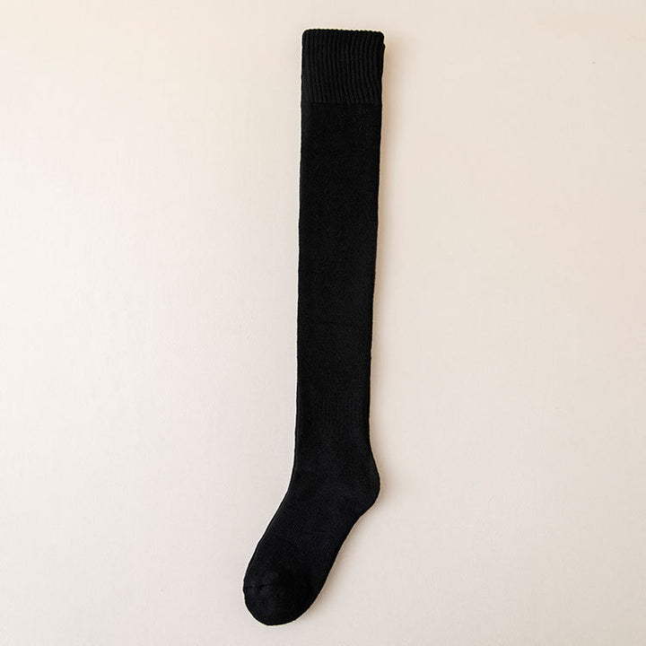 Long Thigh High Cotton Socks for Women