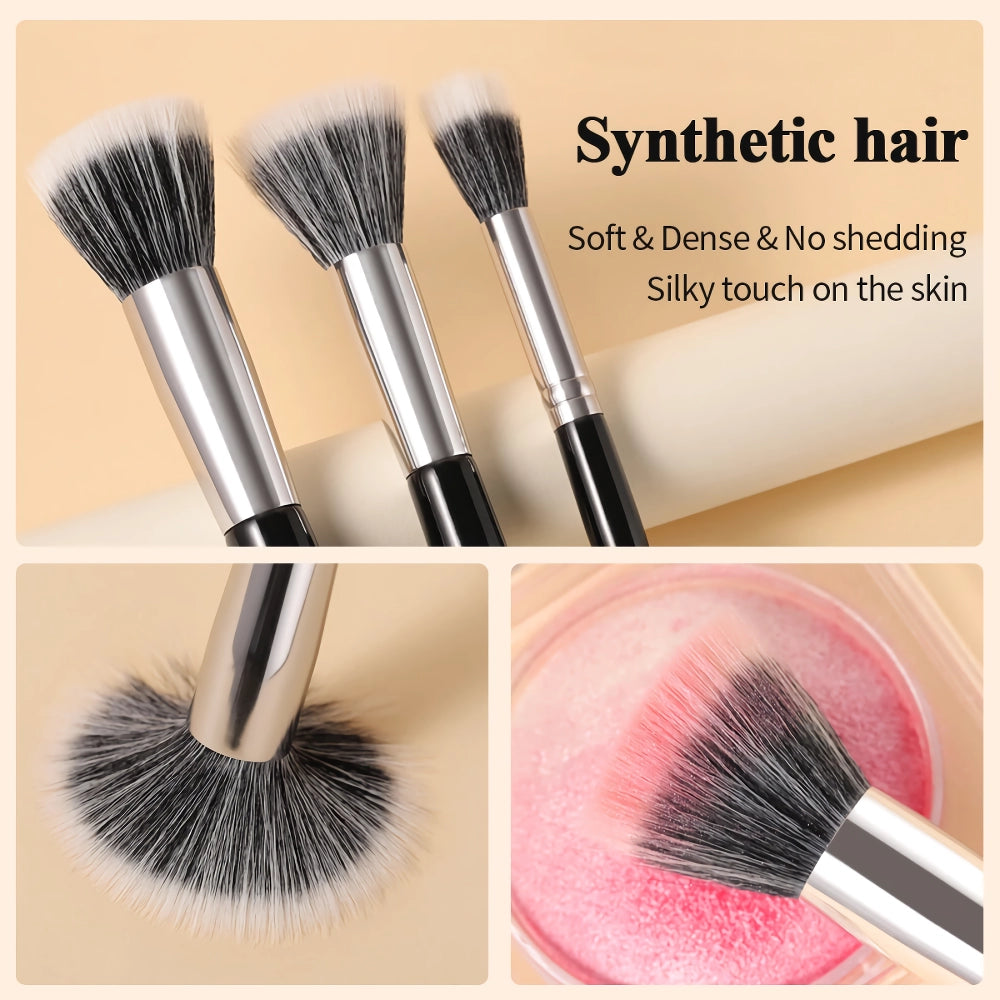 Premium Goat Hair Stippling Brush