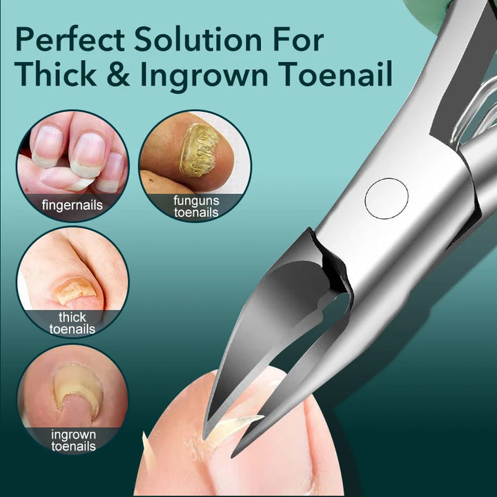 Precision Ingrown Toenail Clippers for Thick and Curly Nails