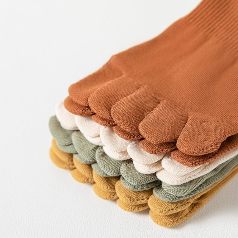 Women's Cotton Toe Socks