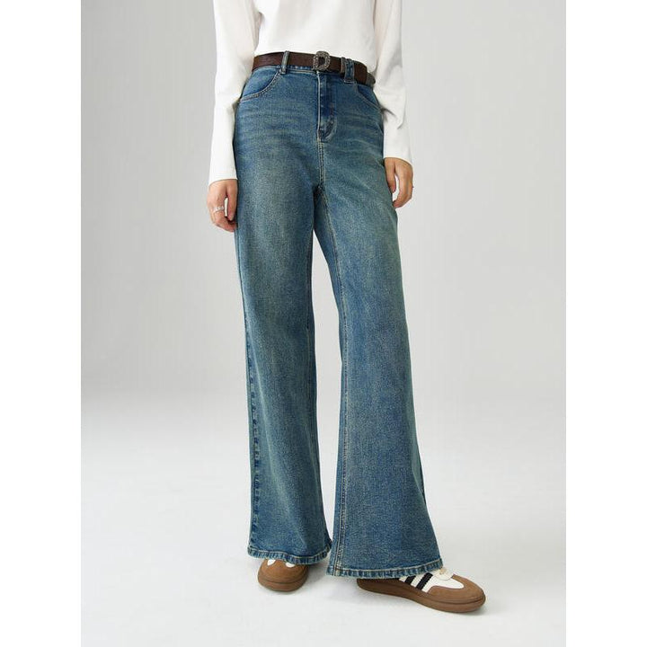 High Waist Flared Jeans