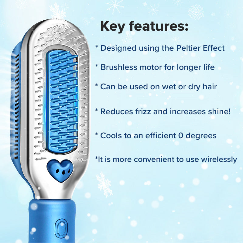 Cold Comb Electric Hair Straightener & Curler