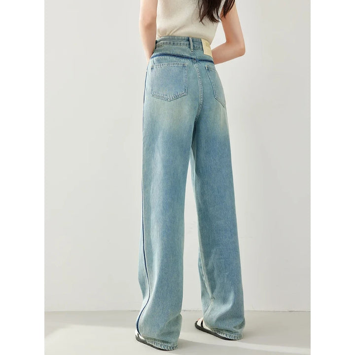 High Waist Wide Leg Baggy Jeans for Women