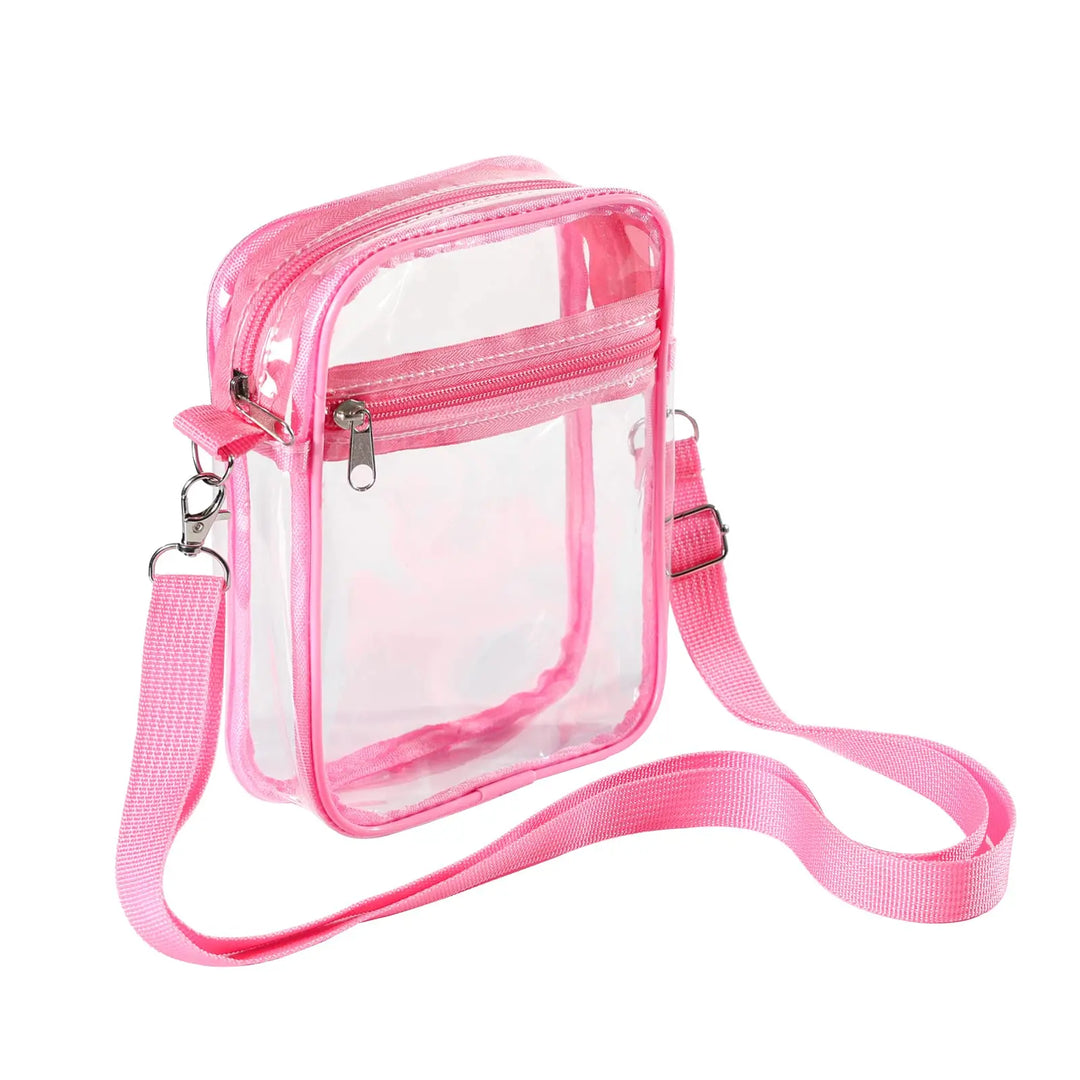 Women’s Clear Stadium-Approved PVC Shoulder Bag