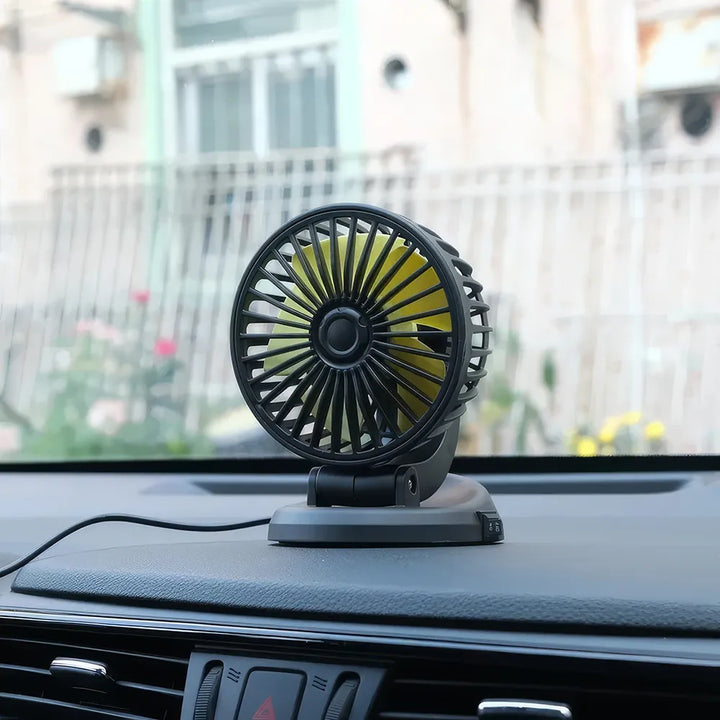 Multi-Angle Rotatable Car Cooling Fan