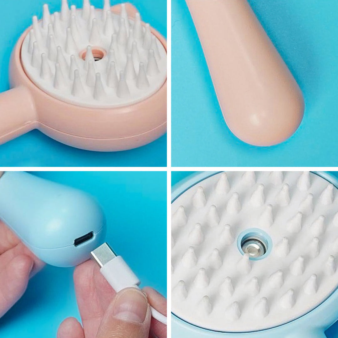 Steamy Pet Grooming Brush