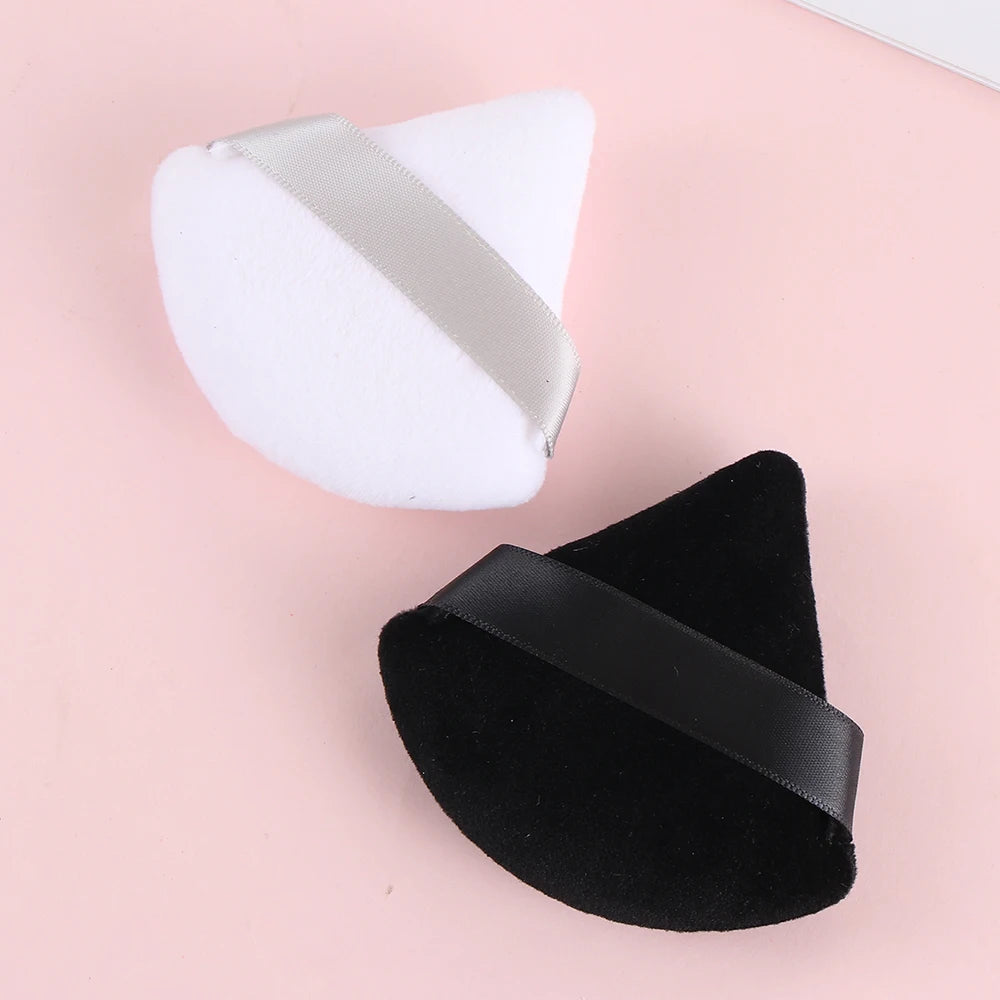 Triangle Powder Puff for Loose Powder - Soft Makeup Sponge for Foundation & Mineral Powder