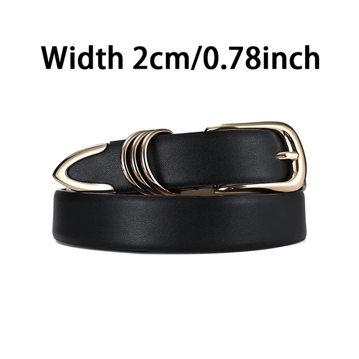 Women's Golden Needle Buckle Belt