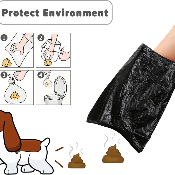 Biodegradable Dog Poop Bags - Extra Thick & Tear-Resistant Pet Waste Bags