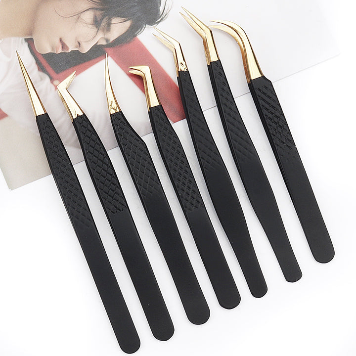 Stainless Steel Eyelash Tweezers