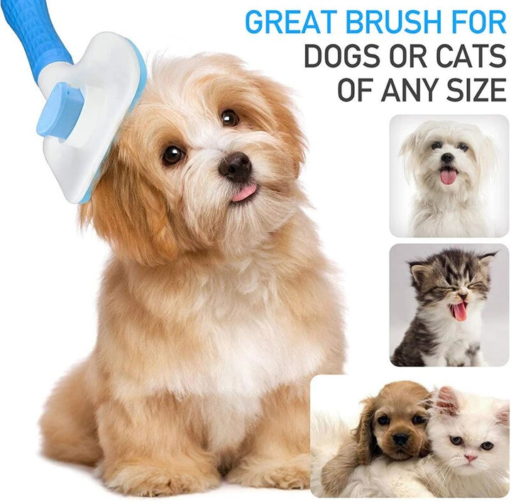 Self Cleaning Pet Brush: Say Goodbye to Tangles and Mats!