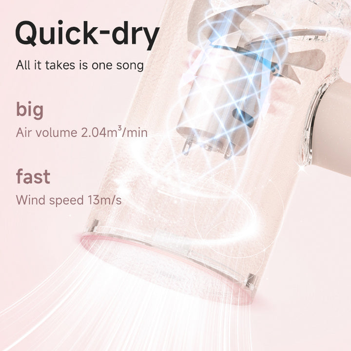 High-Power Ionic Hair Dryer with Smart Temperature Control