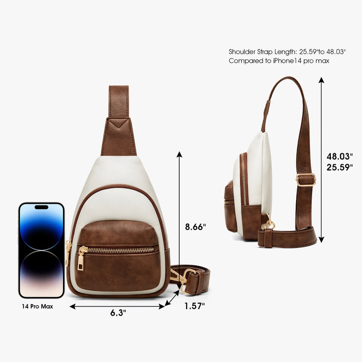 Stylish Leather Sling Bag