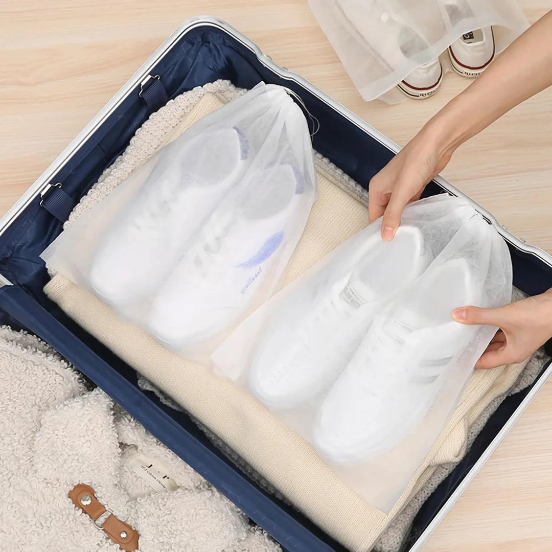 10pcs Portable Waterproof Shoe Storage Bag Set