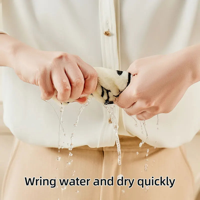 Quick-Dry Hanging Hand Towel for Kitchen and Bathroom